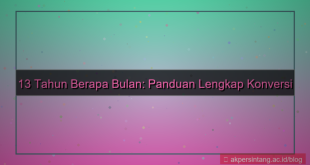 ilustrasi 13 tahun berapa bulan