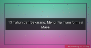 desain 13 tahun dari sekarang
