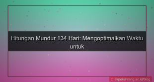 visual 134 hari dari sekarang