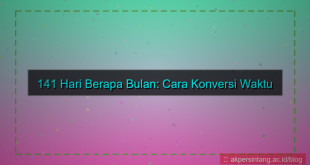 tampilan 141 hari berapa bulan