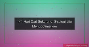 ilustrasi 141 hari dari sekarang
