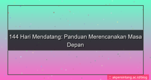 visual 144 hari dari sekarang
