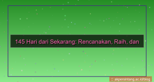 konten 145 hari dari sekarang
