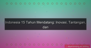 tampilan 15 tahun dari sekarang