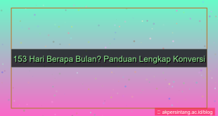 153 hari berapa bulan