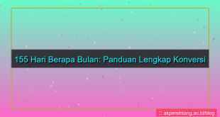ilustrasi 155 hari berapa bulan