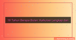gambar 16 tahun berapa bulan