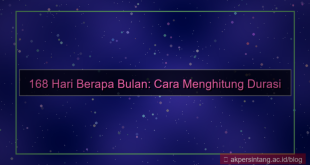 gambar 168 hari berapa bulan