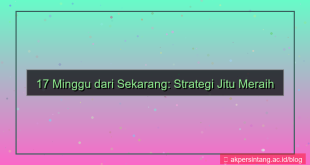 visual 17 minggu dari sekarang