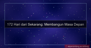 172 hari dari sekarang