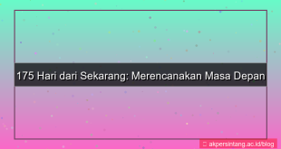 desain 175 hari dari sekarang