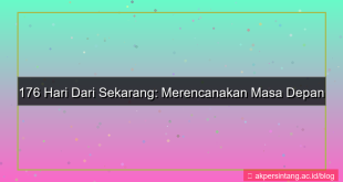 176 hari dari sekarang