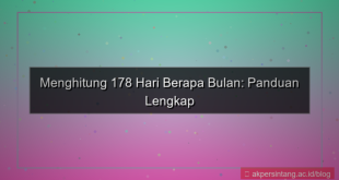 konten 178 hari berapa bulan
