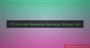 178 hari dari sekarang