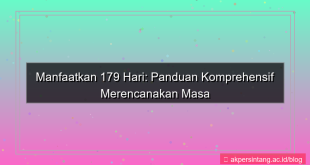 179 hari dari sekarang