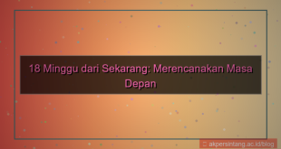 konten 18 minggu dari sekarang