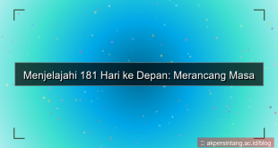 181 hari dari sekarang