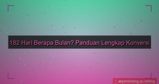 ilustrasi 182 hari berapa bulan