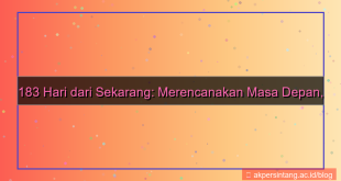 183 hari dari sekarang
