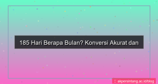 185 hari berapa bulan