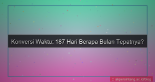 ilustrasi 187 hari berapa bulan