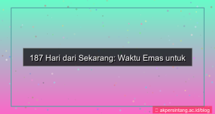desain 187 hari dari sekarang