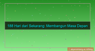 188 hari dari sekarang