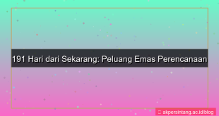 191 hari dari sekarang