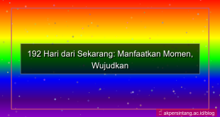 visual 192 hari dari sekarang