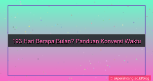 193 hari berapa bulan