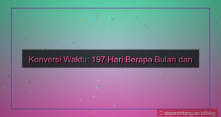 tampilan 197 hari berapa bulan