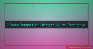 konten 2 bulan berapa hari