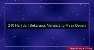ilustrasi 210 hari dari sekarang