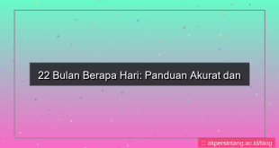 konten 22 bulan berapa hari