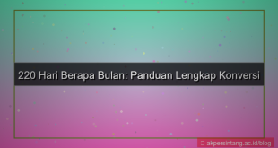 visual 220 hari berapa bulan