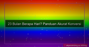 ilustrasi 23 bulan berapa hari