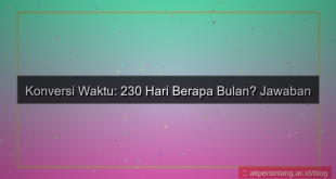 visual 230 hari berapa bulan