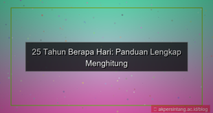 desain 25 tahun berapa hari