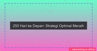 visual 250 hari dari sekarang