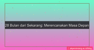 konten 28 bulan dari sekarang