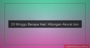 29 minggu berapa hari