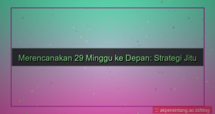 29 minggu dari sekarang