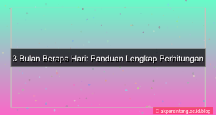 ilustrasi 3 bulan berapa hari