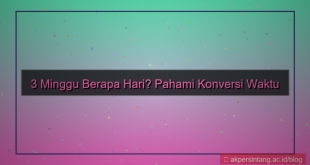ilustrasi 3 minggu berapa hari