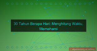 30 tahun berapa hari