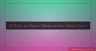 ilustrasi 32 bulan dari sekarang