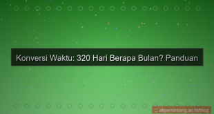 konten 320 hari berapa bulan