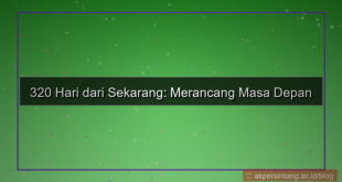 ilustrasi 320 hari dari sekarang