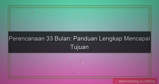 33 bulan dari sekarang