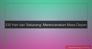 330 hari dari sekarang